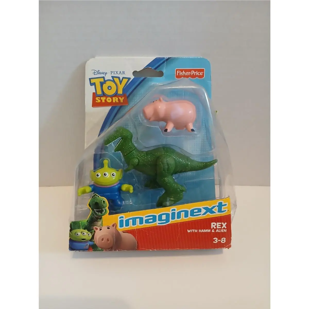 Fisher-price Imaginext Toy Story Rex with Hamm Alien Figure Set V0459 2010