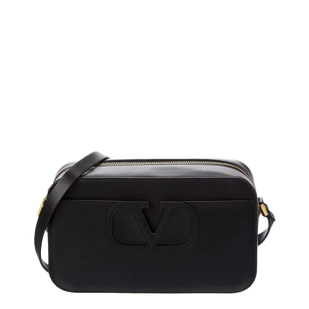 Vlogo Leather Crossbody Women`s Black by Valentino