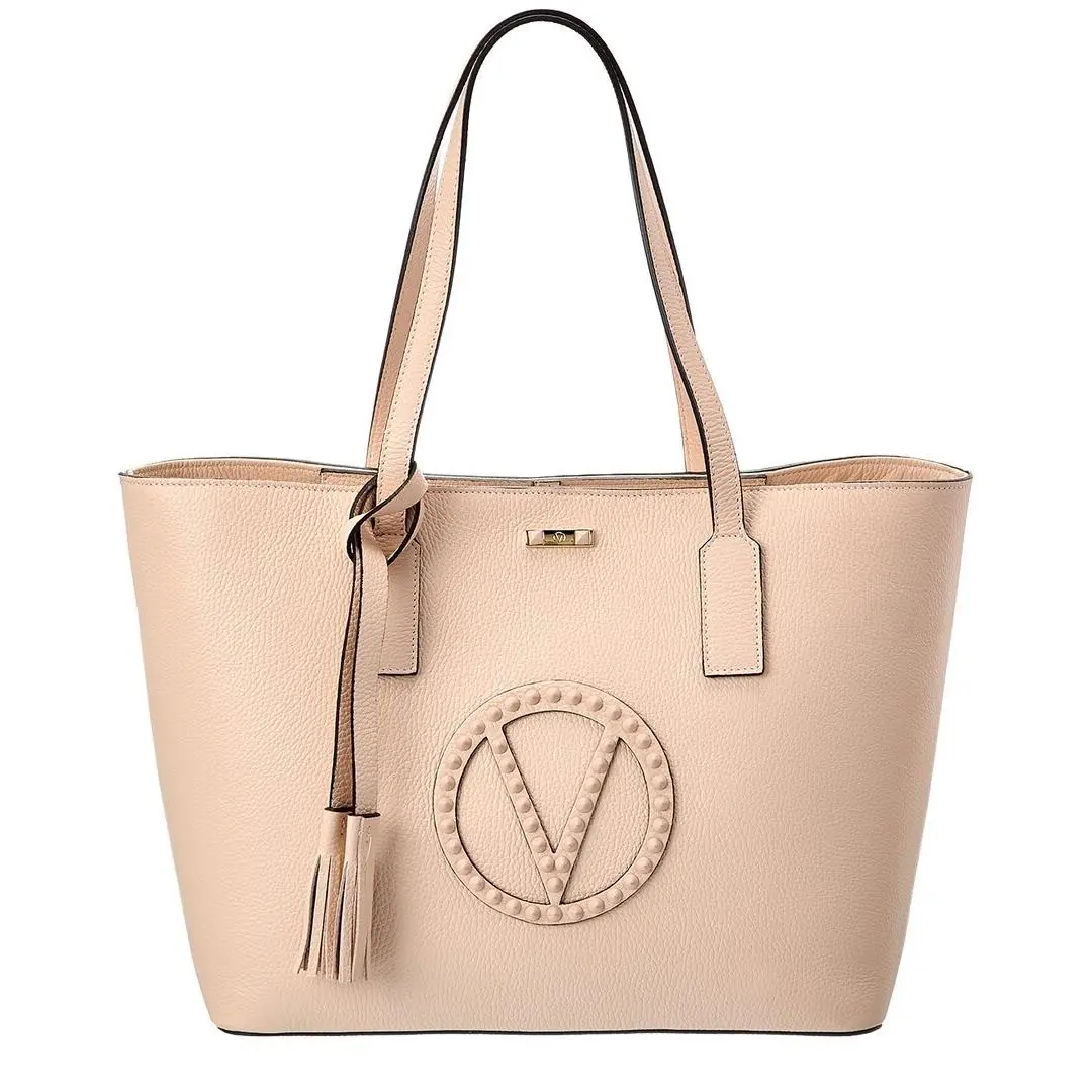Valentino By Mario Valentino Soho Rock Leather Tote Women`s Pink