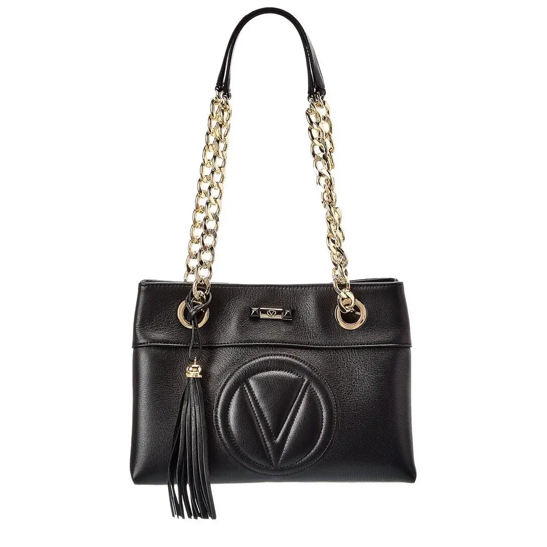 Valentino By Mario Valentino Kali Signature Leather Tote Women`s Black