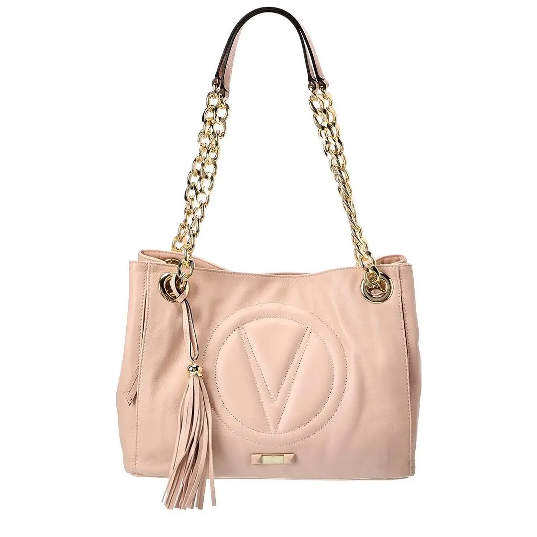 Valentino By Mario Valentino Luisa Signature Leather Shoulder Bag Women`s Pink
