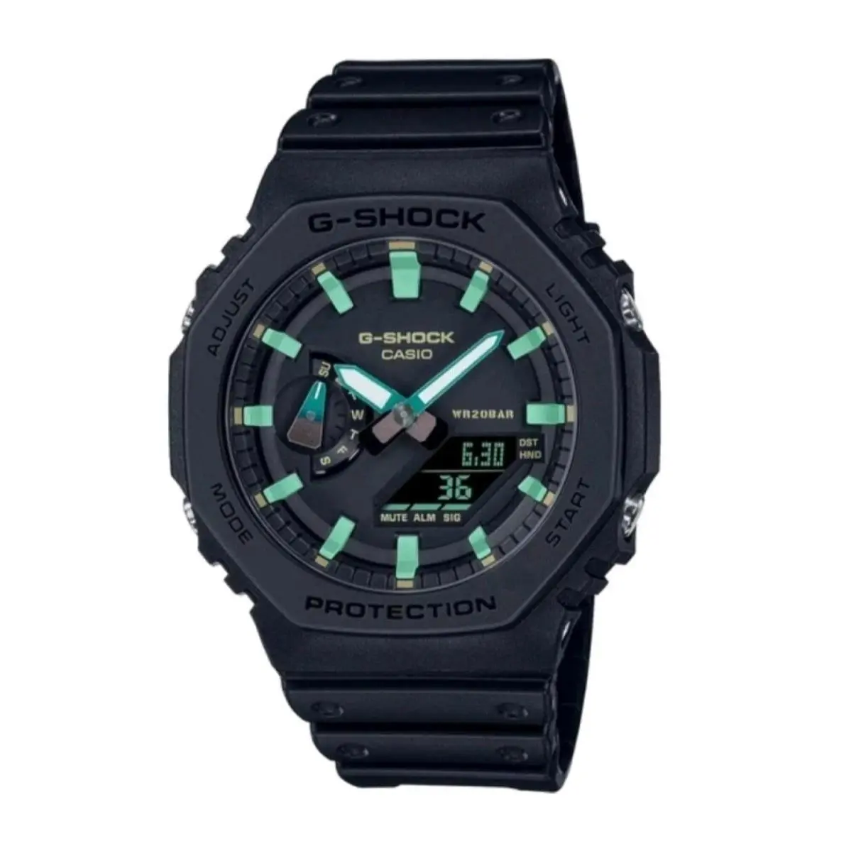Casio G-shock Casioak Digital Quartz Casual Watch Classic GA-2100RC-1AER Alarm
