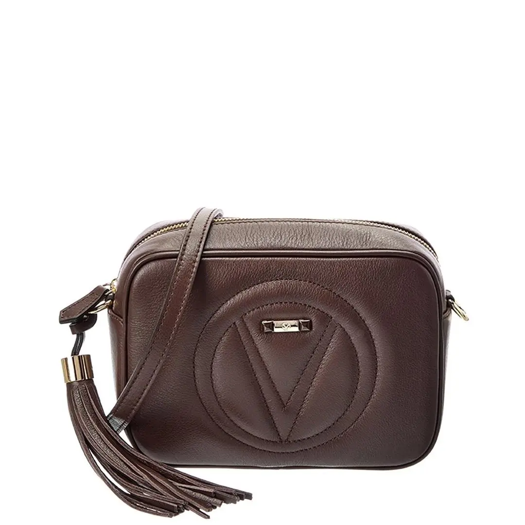 Valentino By Mario Valentino Mia Signature Leather Camera Bag Women`s Brown