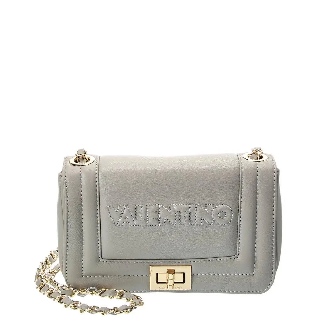 Valentino By Mario Valentino Beatriz Embossed Leather Shoulder Bag Women`s