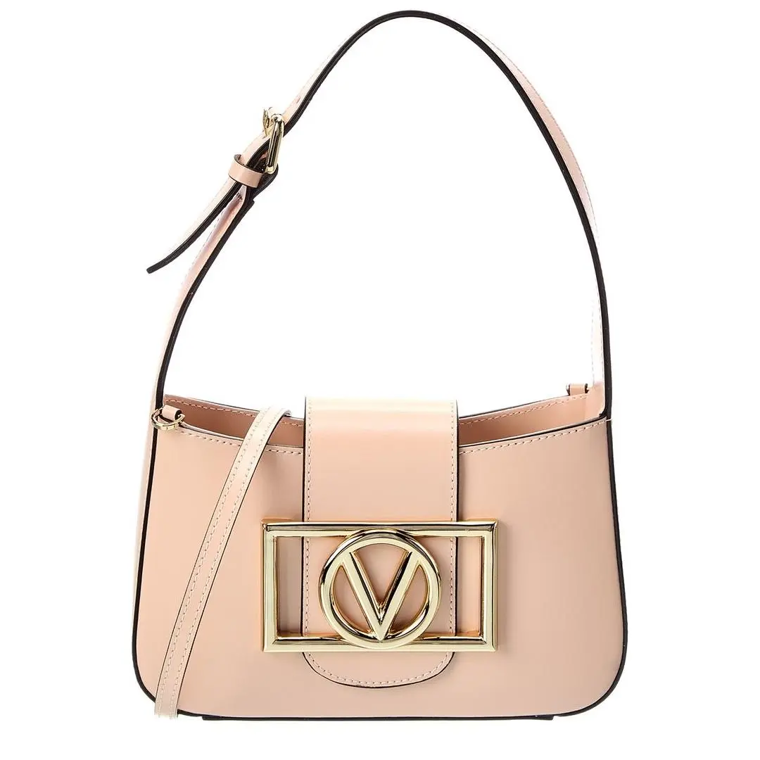 By Mario  Kai Super V Leather Shoulder Bag Women`s Pink by Valentino