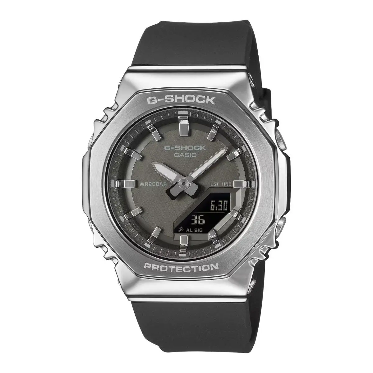 G-shock GM-S2110-1A1 Analog Digital Watch Black Stainless Steel by Casio