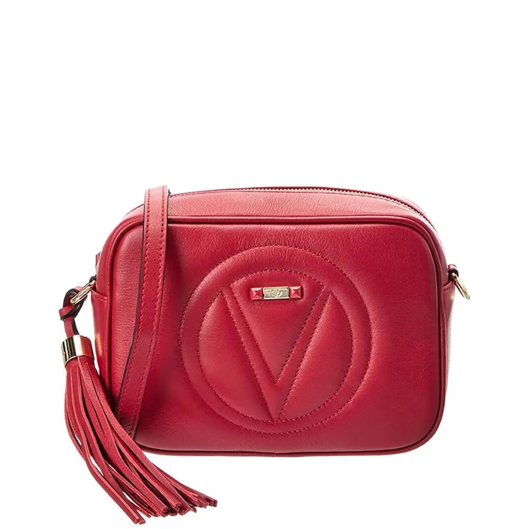 By Mario  Mia Signature Leather Camera Bag Women`s Red by Valentino