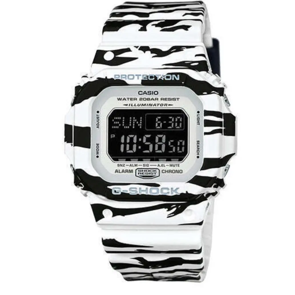 G-shock Digital Black and White Series Watch DW-D5600BW-7 by Casio