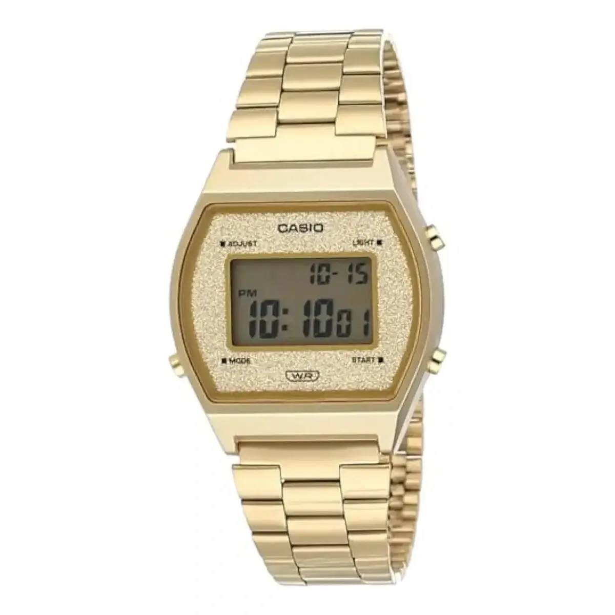 Vintage Unisex Gold-tone Stainless Steel Digital Watch - B640WGG-9DF by Casio