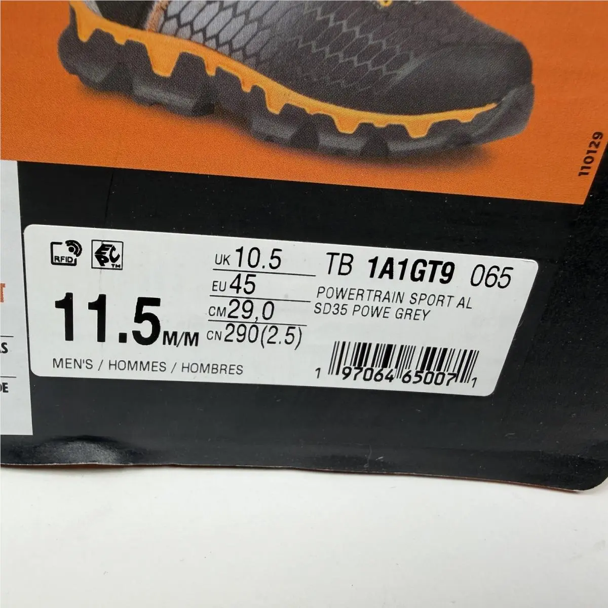 Timberland shoes - Timberland PRO Powertrain Sport SD35 - TB1A1GT9065 - Gray 11