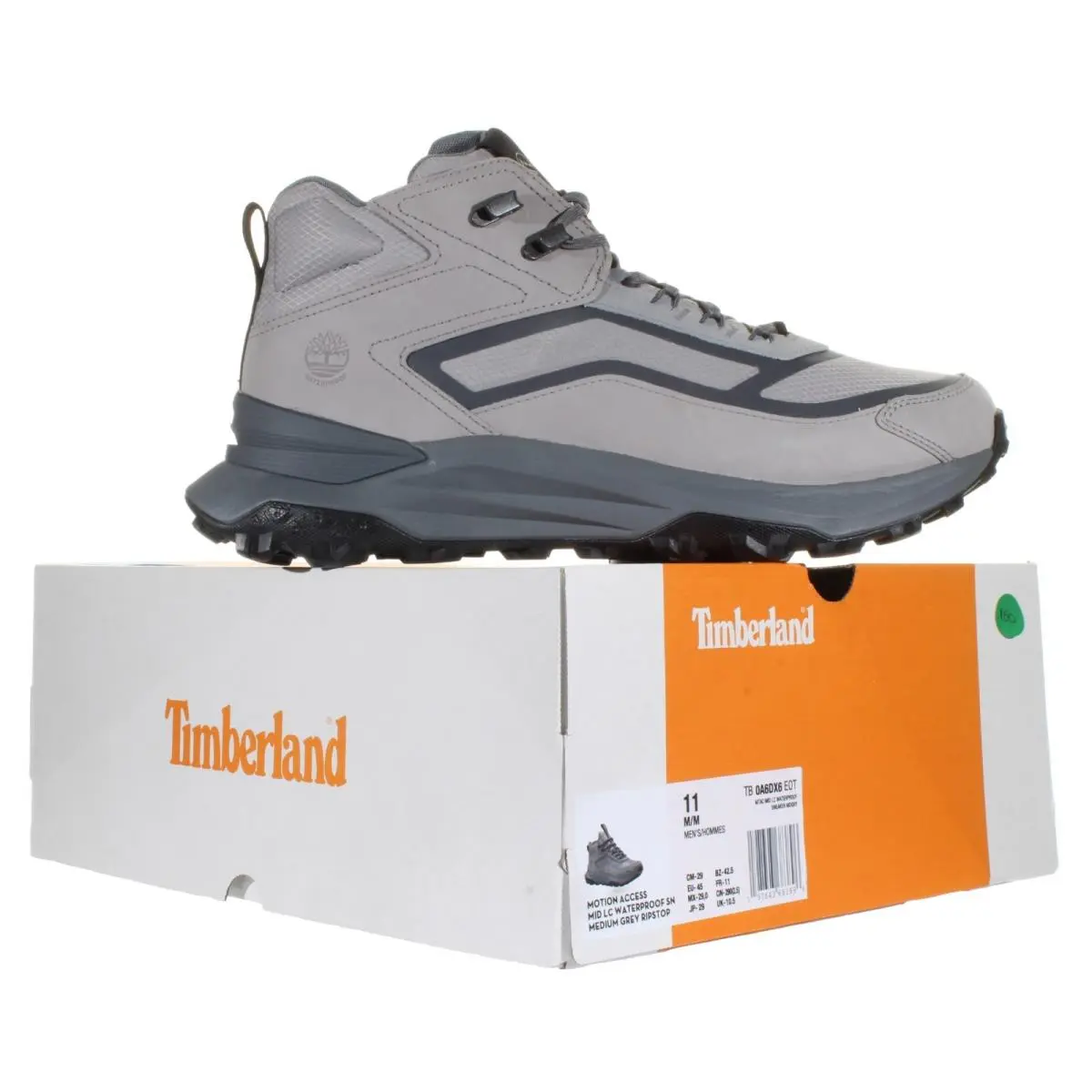 Timberland shoes - Timberland Motion Access Mid - Waterproof - A6DX6 - Medium Grey (UPC: 197643683896) 1