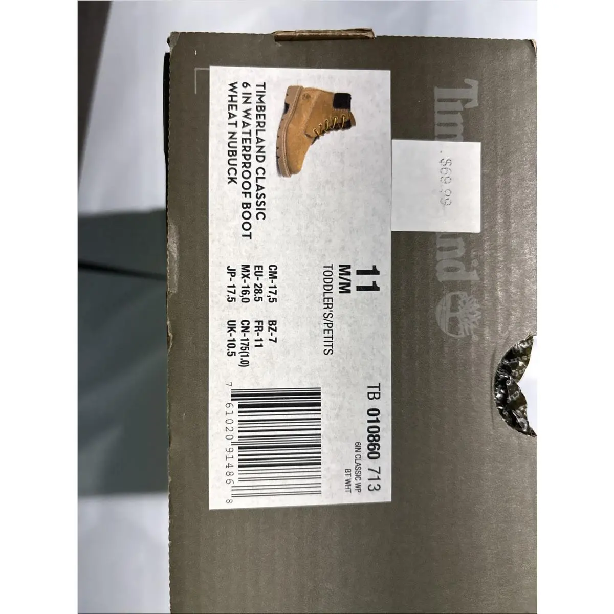 Timberland shoes - Timberland Classic 6 in Waterproof Boot Wheat Nubuck - TB010860713 - Wheat 1
