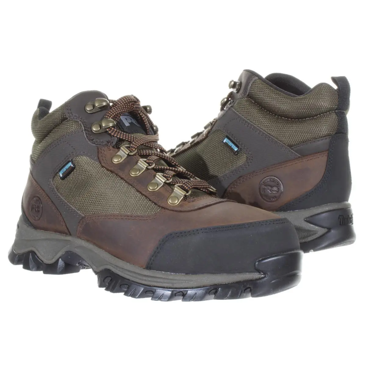 Timberland shoes - Timberland Pro® Keele Ridge Steel Safety Toe - A1Q80 - Brown, Black, Green (UPC: 197064525140) 3