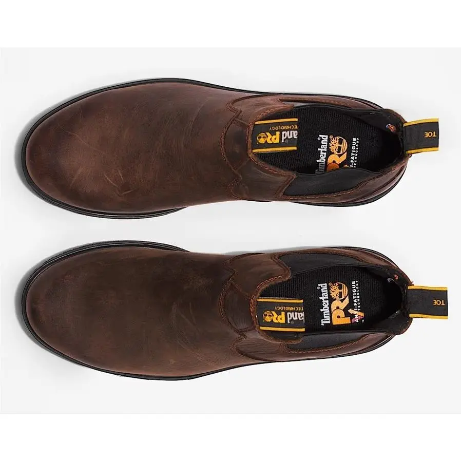 Timberland shoes - Timberland Pro® Nashoba Soft Toe Slip-On - A2NY3 - Brown (UPC: 197064692699) 3