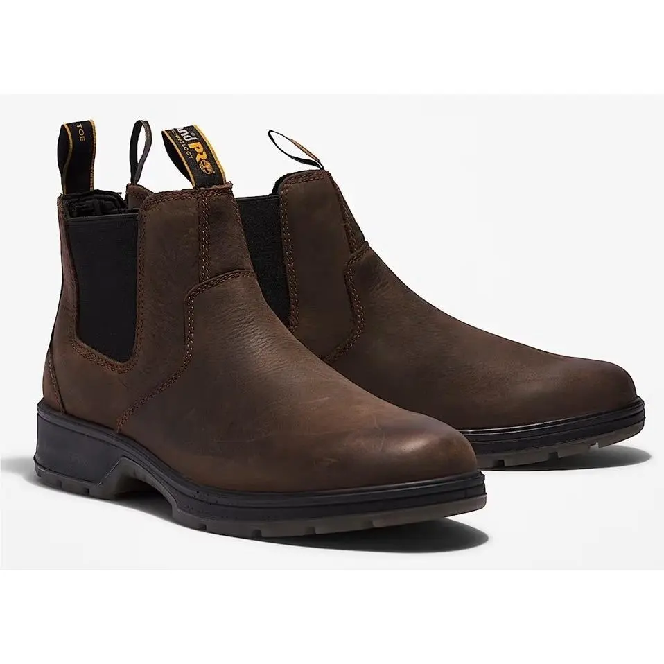 Timberland shoes - Timberland Pro® Nashoba Soft Toe Slip-On - A2NY3 - Brown (UPC: 197064692699) 4
