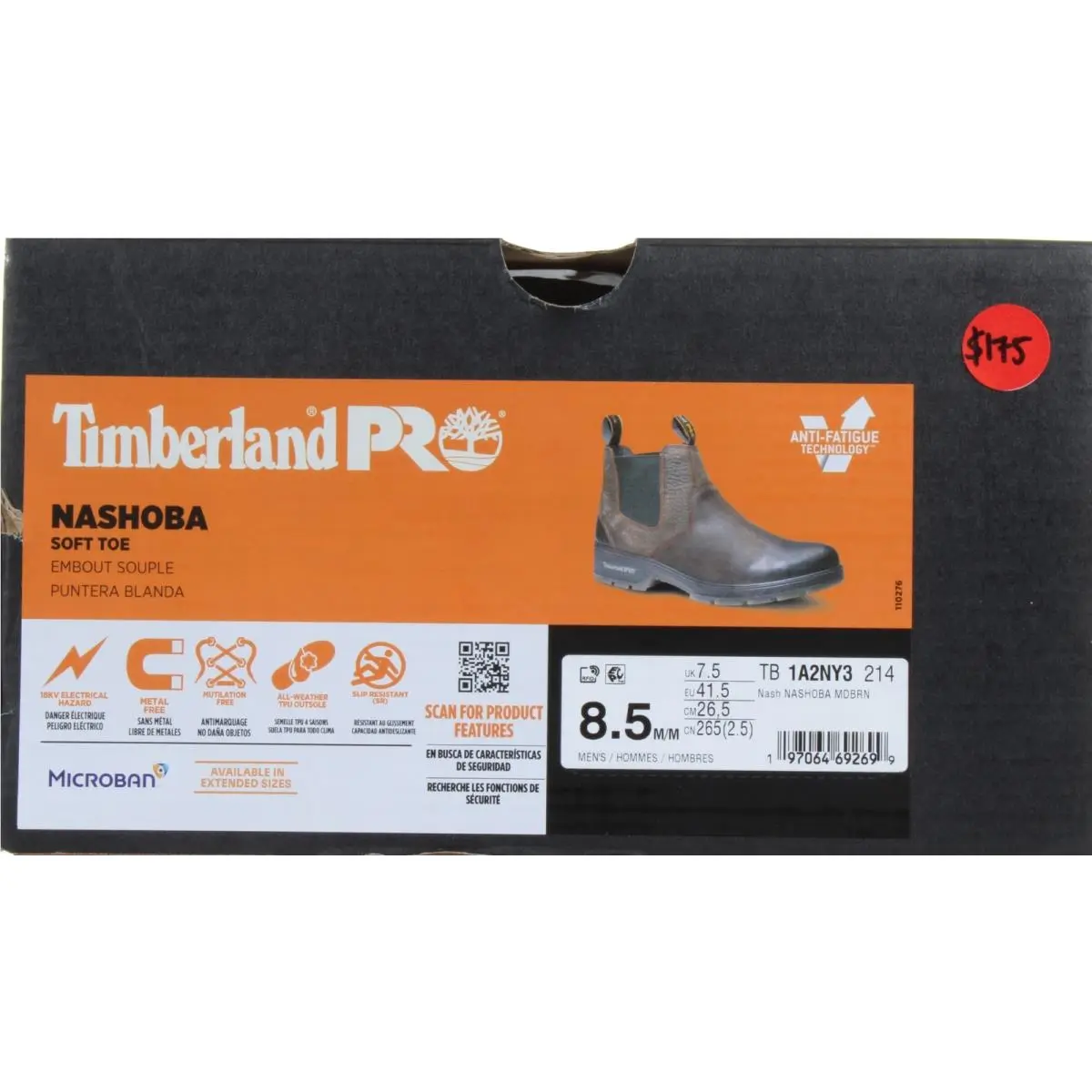 Timberland shoes - Timberland Pro® Nashoba Soft Toe Slip-On - A2NY3 - Brown (UPC: 197064692699) 7