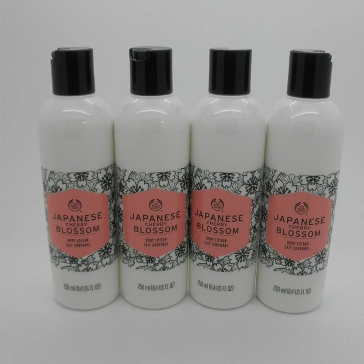 The Body Shop Japanese Cherry Blossom Body Lotion 8.4 oz ea - Lot OF 4 by THE BODY SHOP
