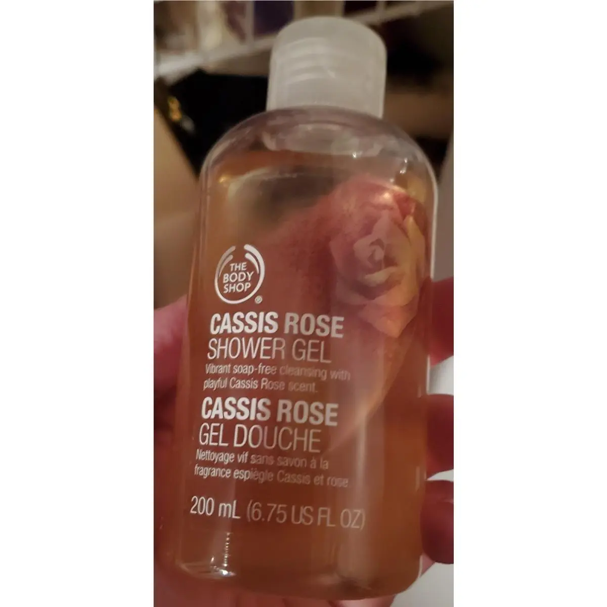 The Body Shop Cassis Rose Perfume Shower Gel 6.75oz Rare by THE BODY SHOP