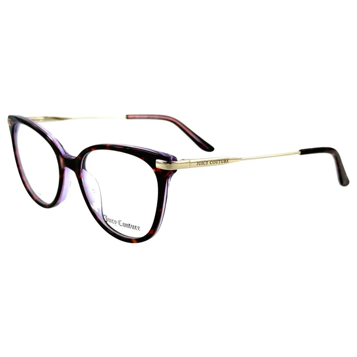 JU 237 Womens Plastic Eyeglass Frame 086 Havana 52-17 w Case by Juicy Couture