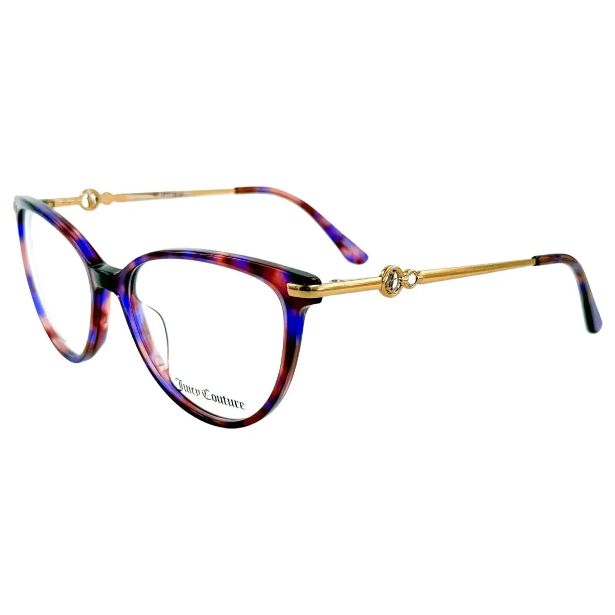 JU241 G Womens Plastic Eyeglass Frame 086 Coloured Havana 55-16 by Juicy Couture