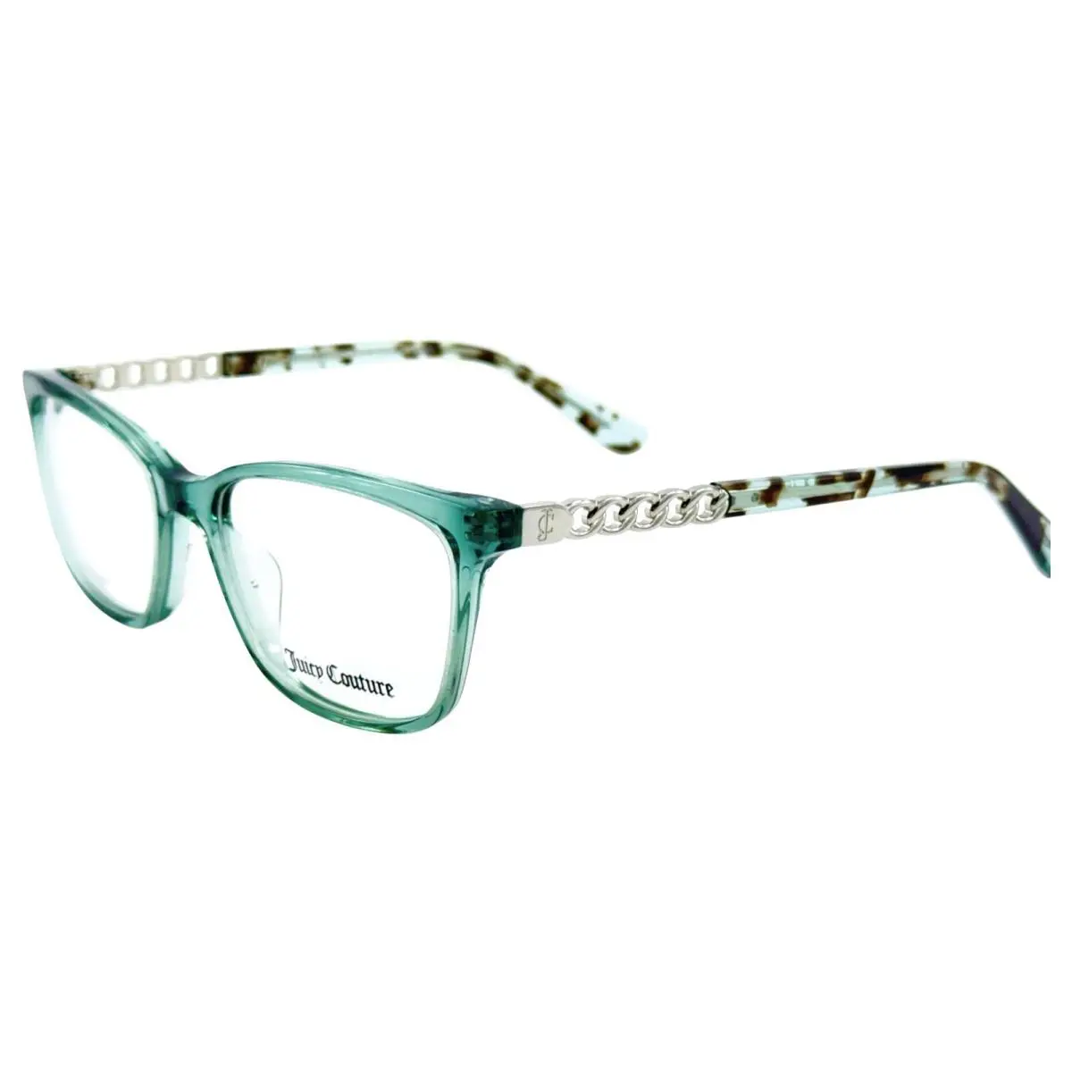 JU 249 Womens Plastic Eyeglass Frame 0OX Crystal Green 53-17 Case by Juicy Couture