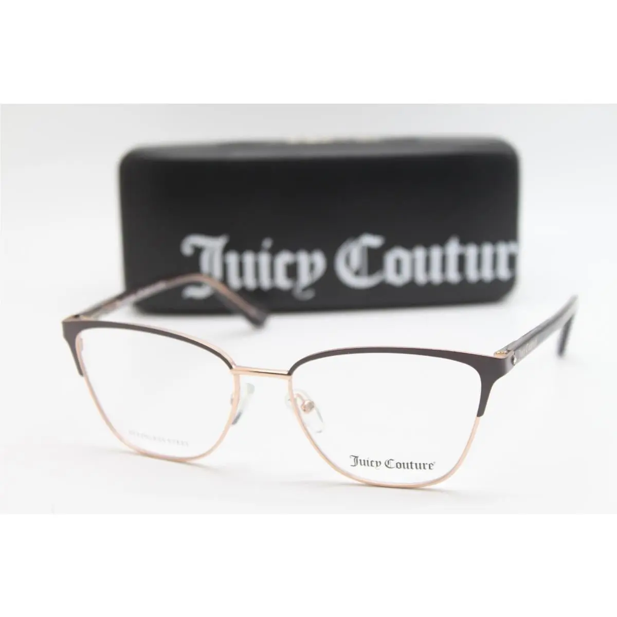 JU238/G Fre Grey Rose Gold Eyeglasses W/case 53-16 by Juicy Couture
