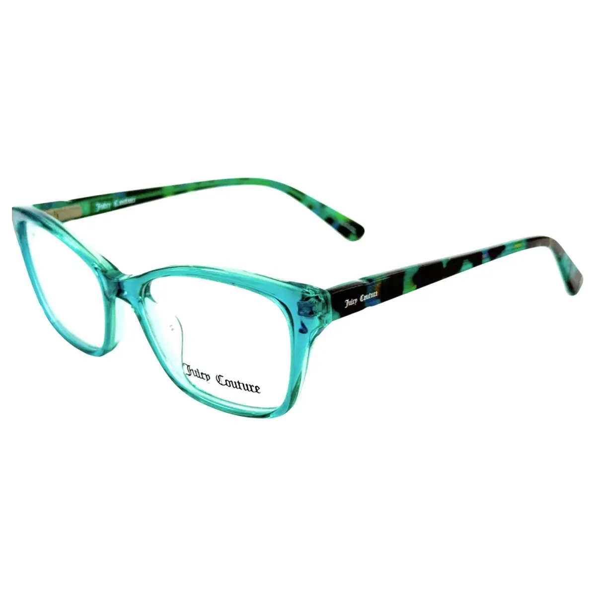 JU 938 Girls Plastic Eyeglass Frame Z19 Teal 47-16 Spring Hinges by Juicy Couture