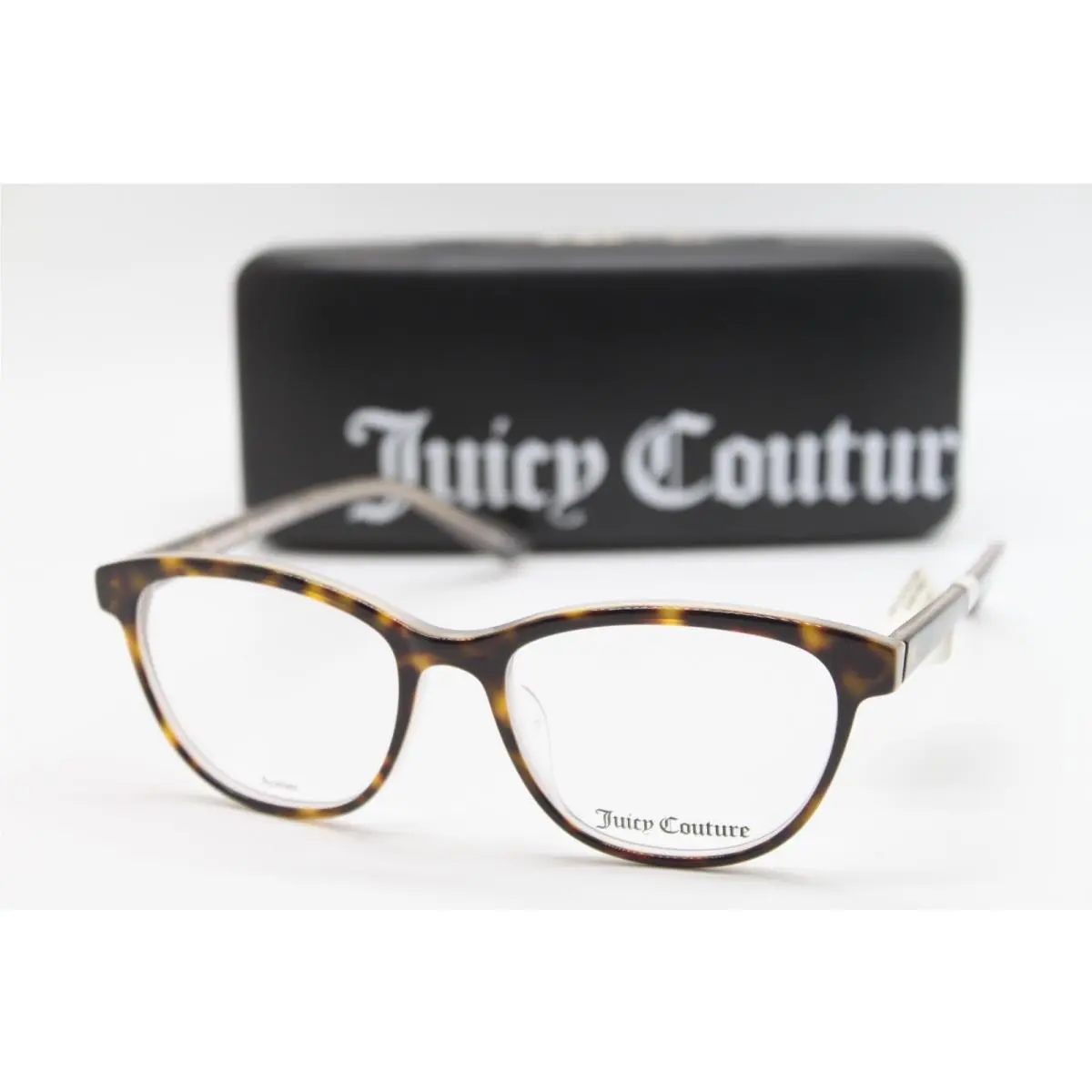 JU 197 086 Tortoise Sparkle Eyeglasses W/case 51-17 by Juicy Couture