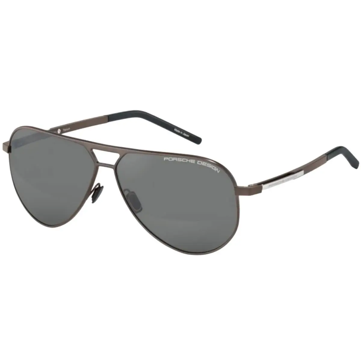 Porsche Design Polarized Titanium Aviator Sunglasses P8942-63D - Made in Japan