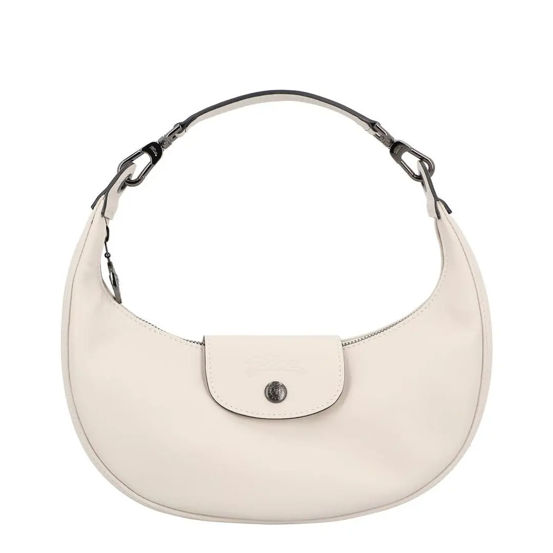 Le Pliage Xtra Small Leather Shoulder Bag Women`s White by Longchamp