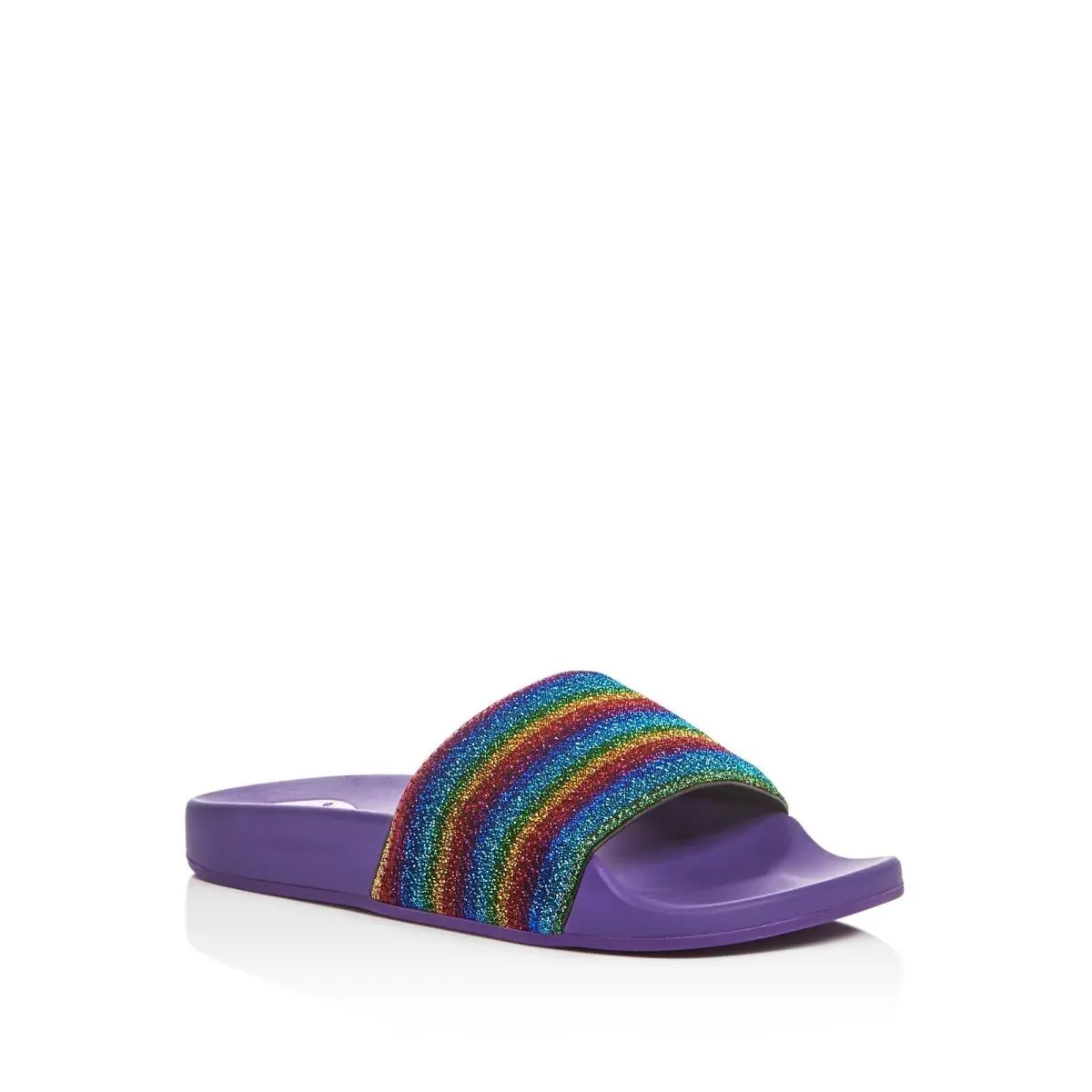 Womens Purple Cooper Round Toe Platform Slip On Slide Sandals 41 by Marc Jacobs