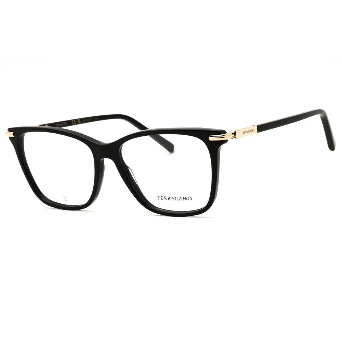SF3013-001-55 Eyeglasses Frame Size 55mm 15mm 140mm Black W by Salvatore Ferragamo