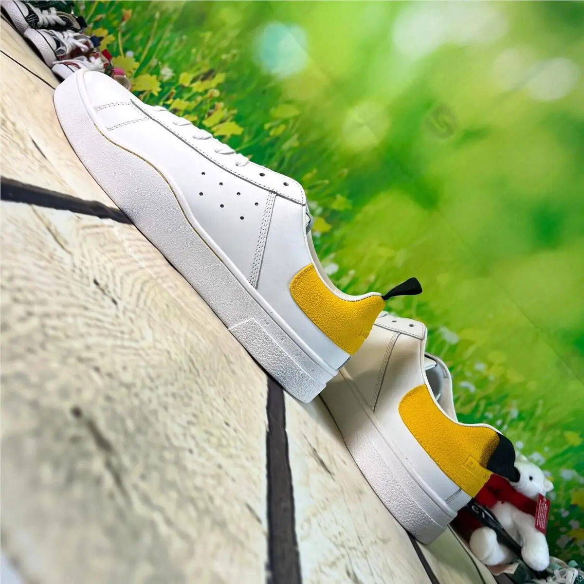 Diesel shoes - S-Clever - White/ Yellow 4