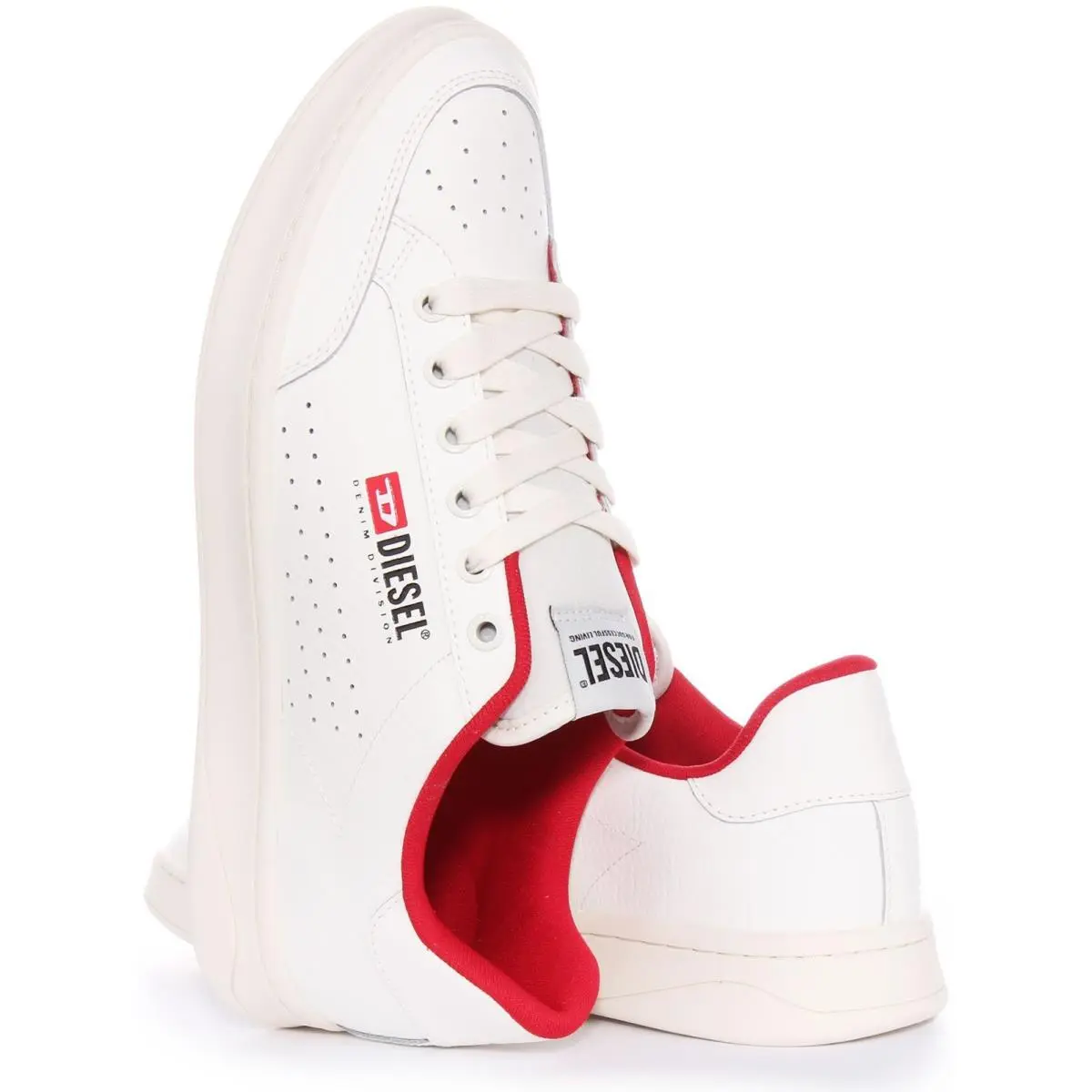 Diesel shoes - WHITE RED 2