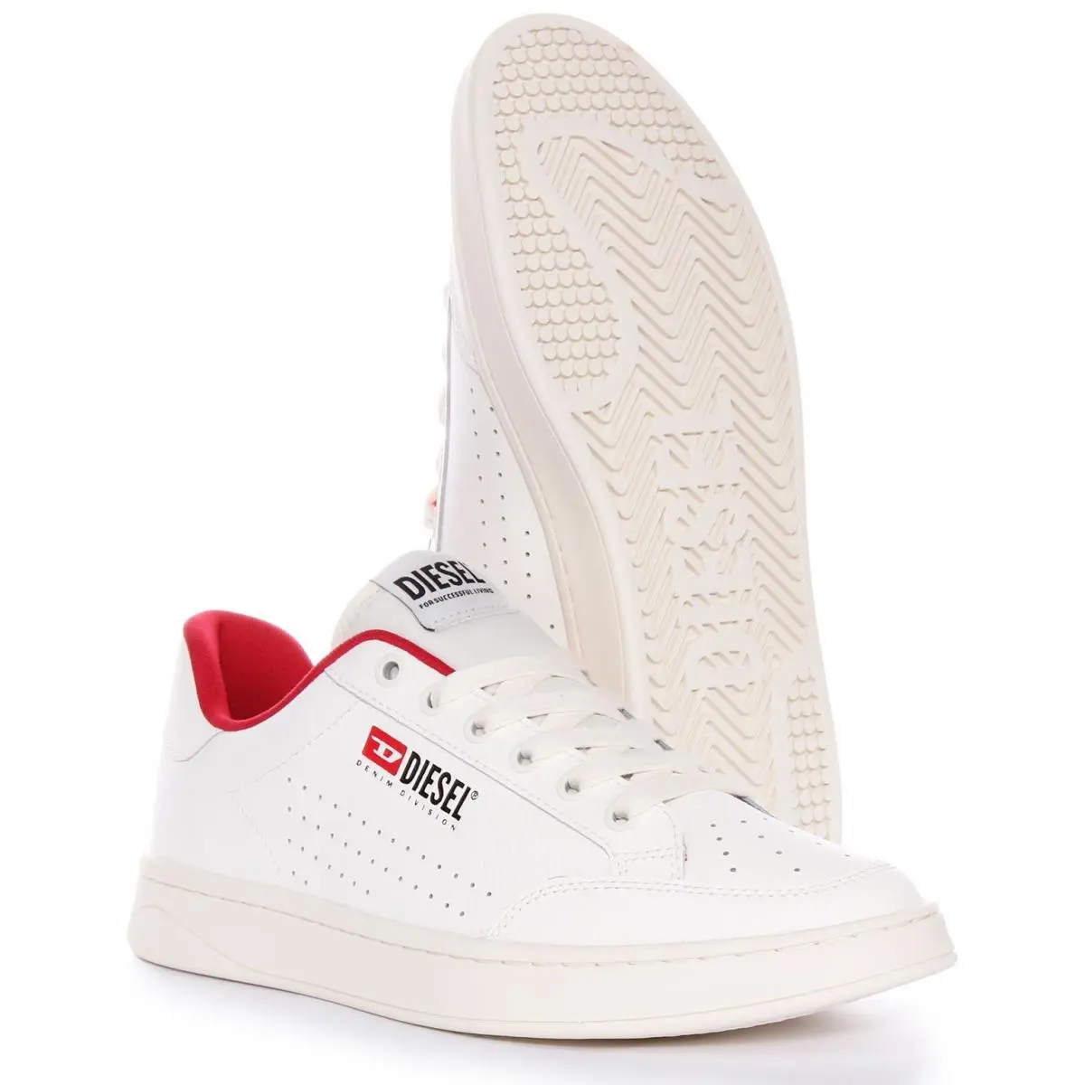 Diesel shoes - WHITE RED 9