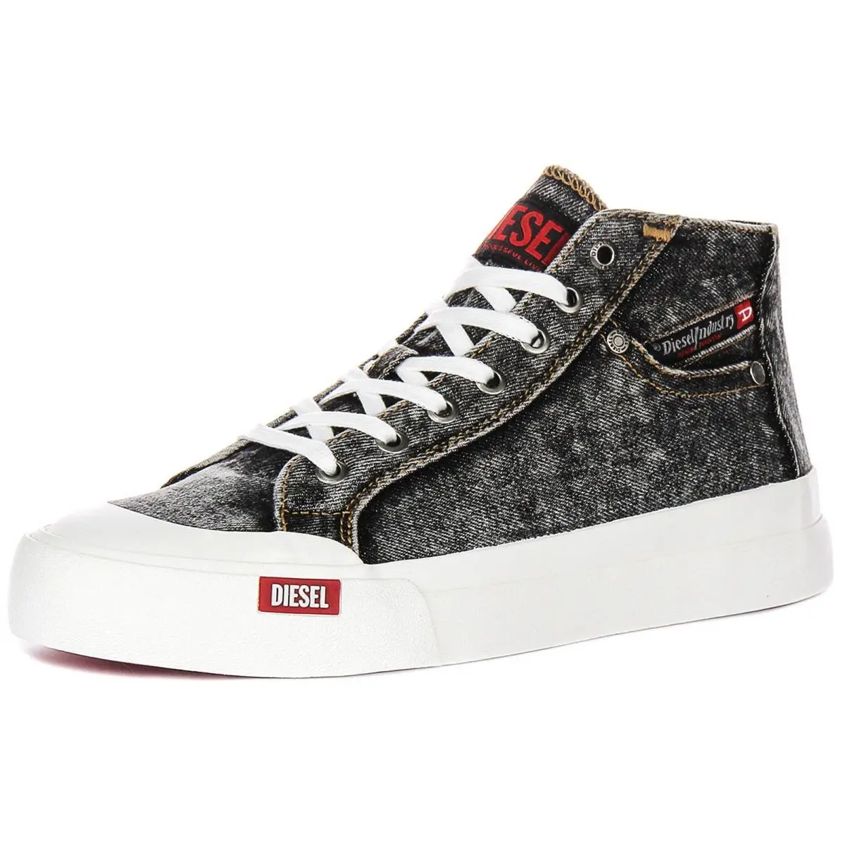 Diesel shoes - BLACK WHITE 4