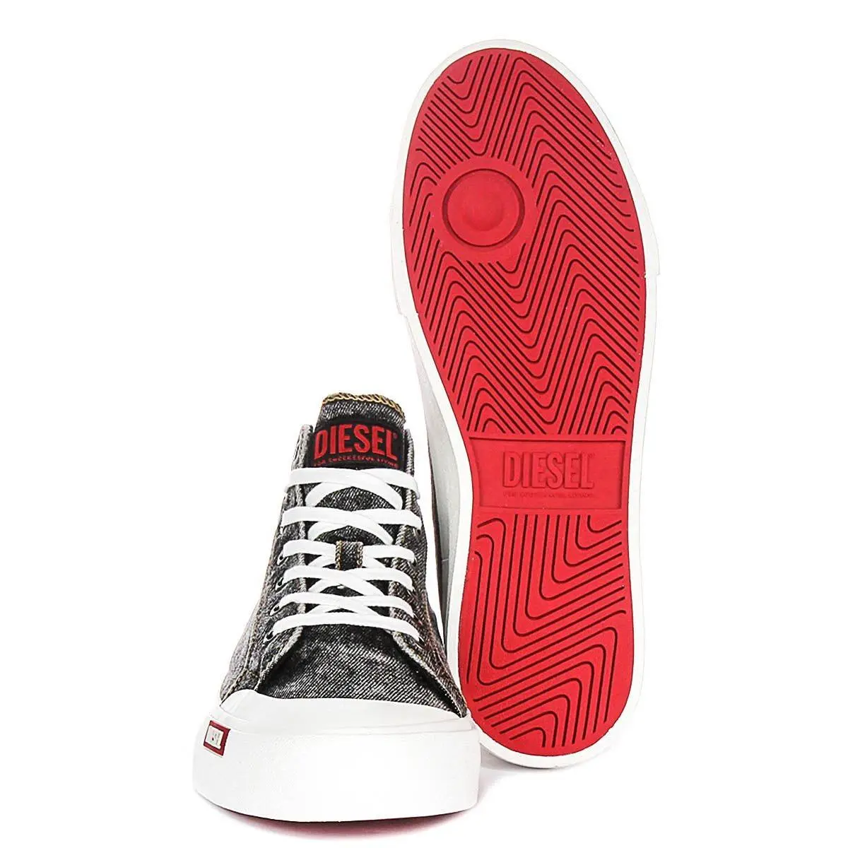 Diesel shoes - BLACK WHITE 9
