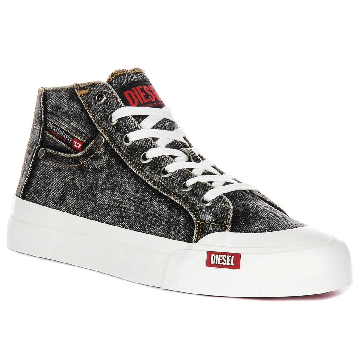 Diesel shoes - BLACK WHITE 5