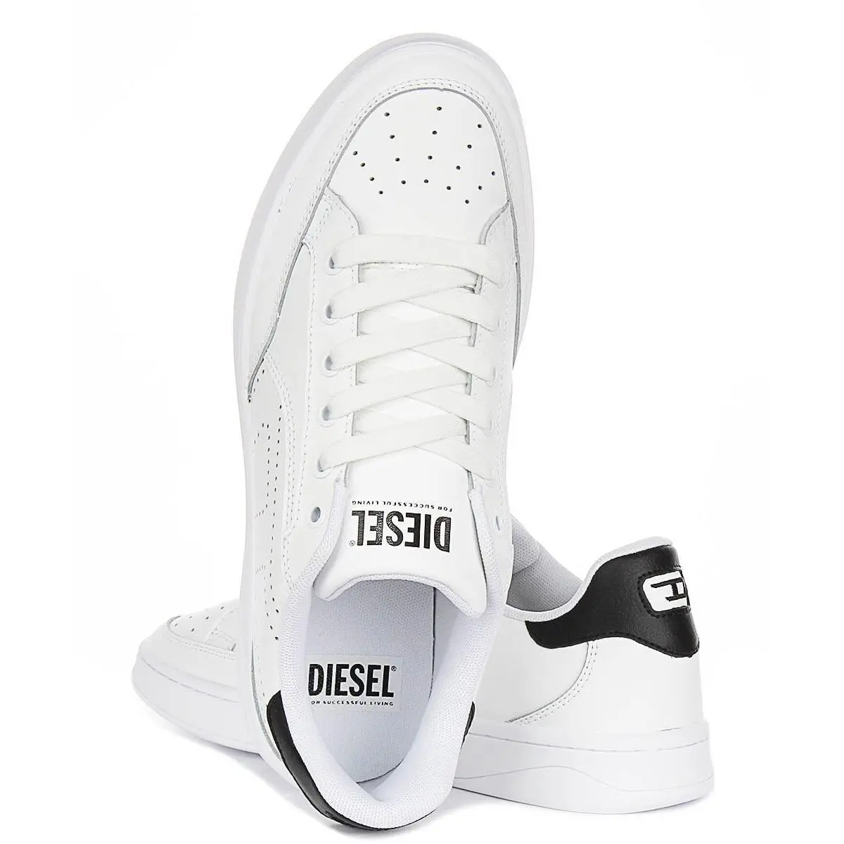 Diesel shoes - WHITE BLACK 8