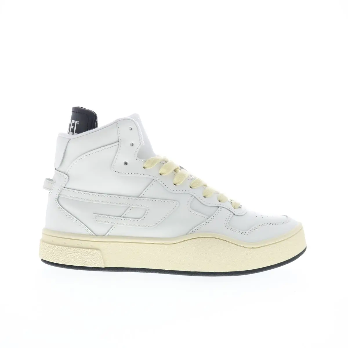 Diesel S-ukiyo Mid Y02675-PR013-T1015 Mens White Lifestyle Sneakers Shoes