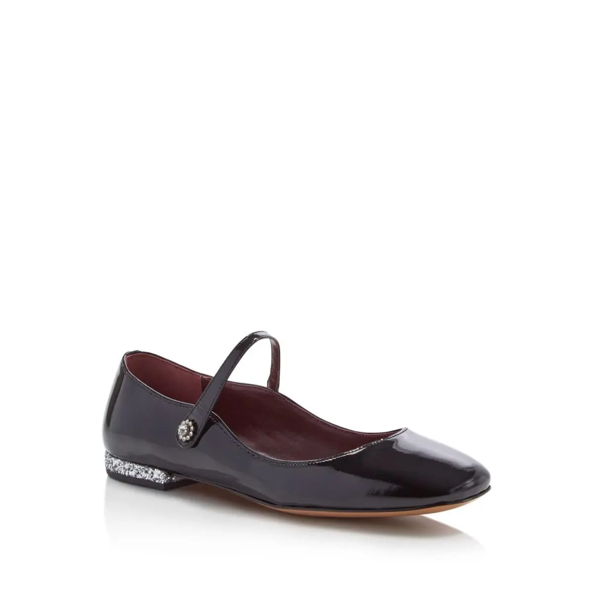 Marc BY  Womens Black Mary Jane Brooke Slip On Leather Shoes 35 by Marc Jacobs