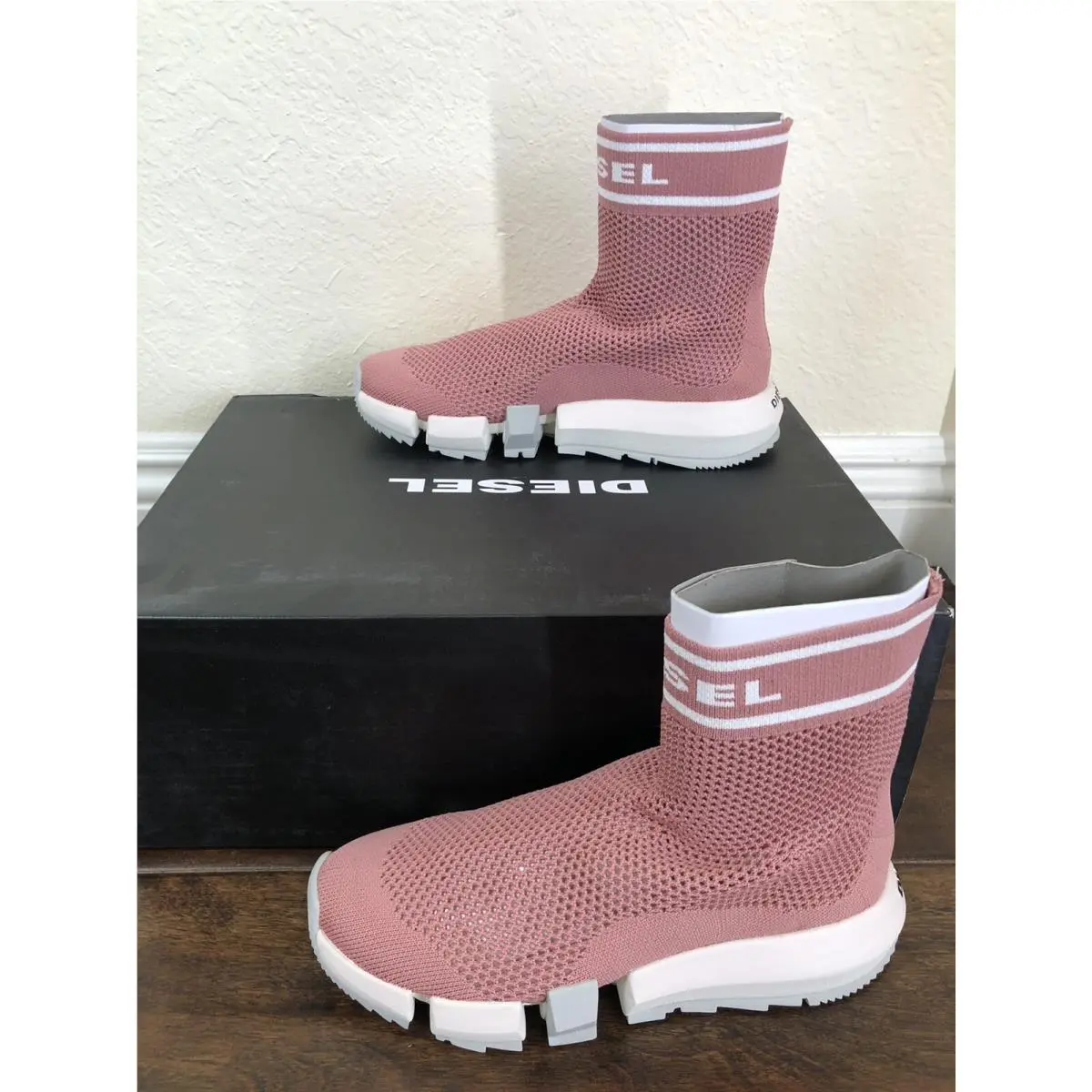 Diesel shoes - Diesel H-padola Net - Net - ROSE TAN 8