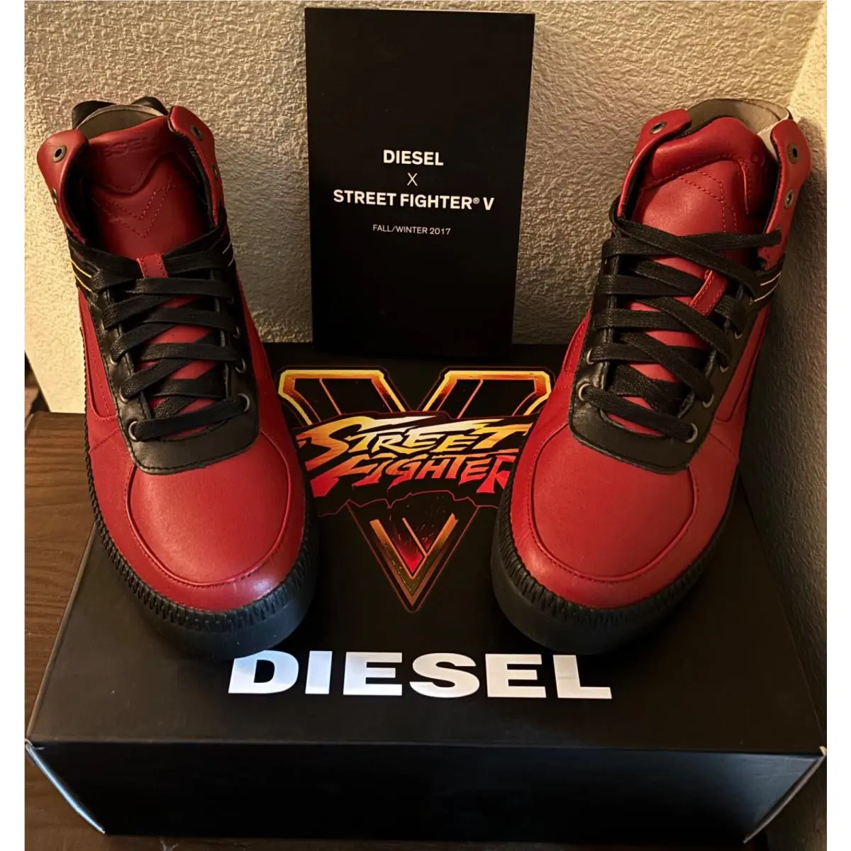 Diesel shoes - V is for Diesel - for - Red 1