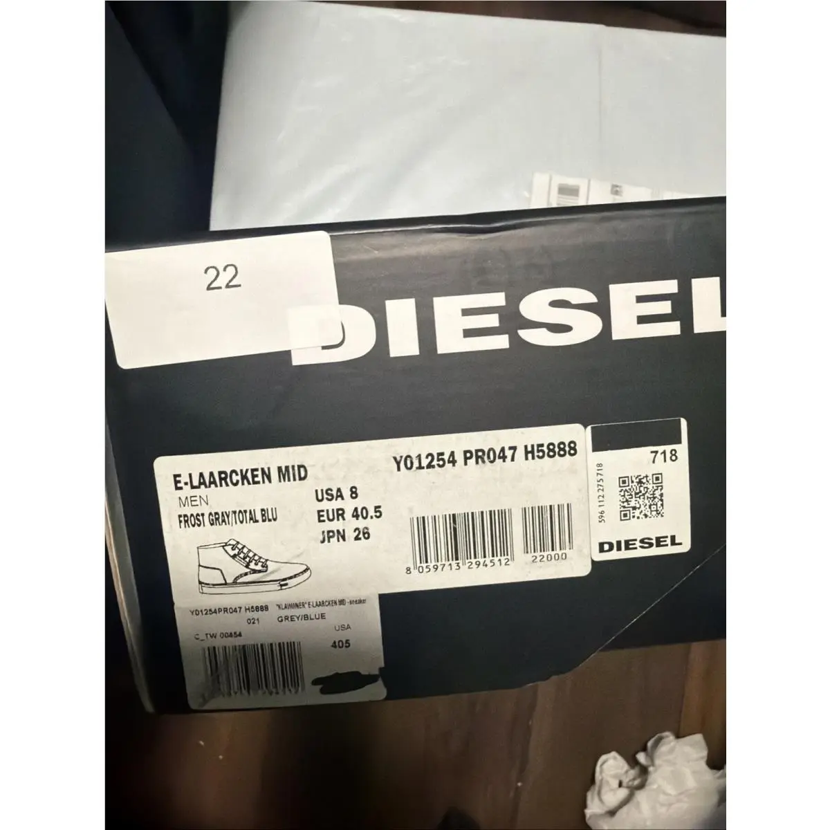 Diesel shoes - Diesel E-LAARCKEN - Gray 3