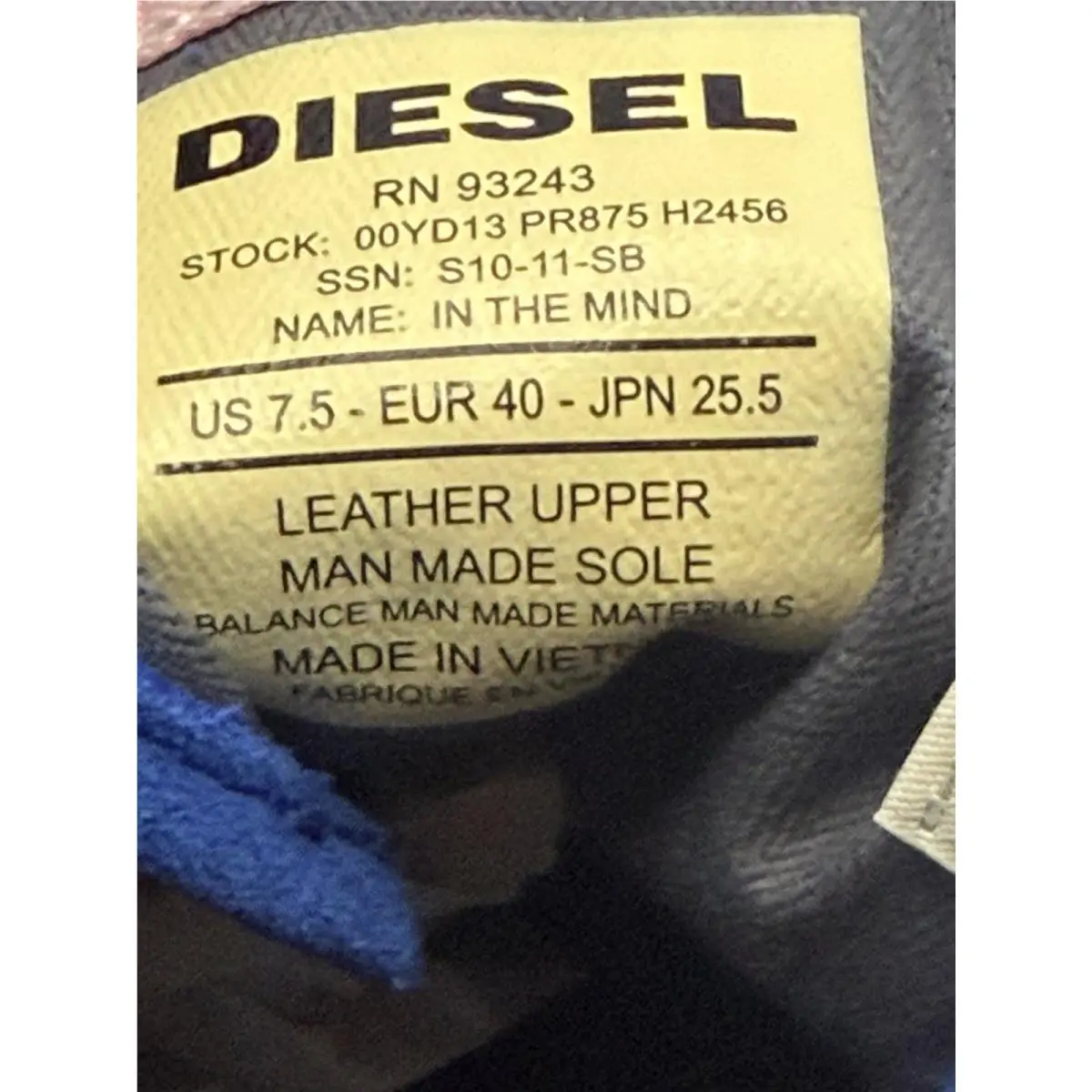 Diesel shoes - Diesel In The Mind - The Mind - Multicolor 4