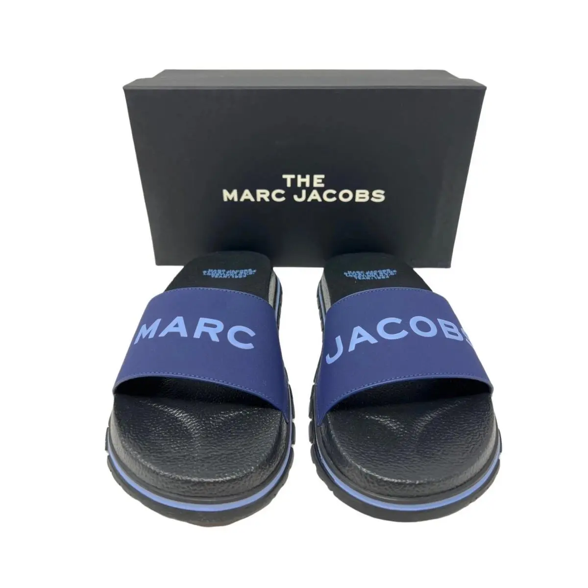 Women`s  The Slide Sandals Navy 37/7 by Marc Jacobs