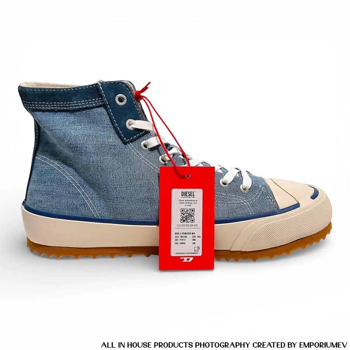 Diesel shoes - S-Principia Mid - Mid - Y02740 P1473 H8955 - Light Blue (UPC: 8051385242013) 4