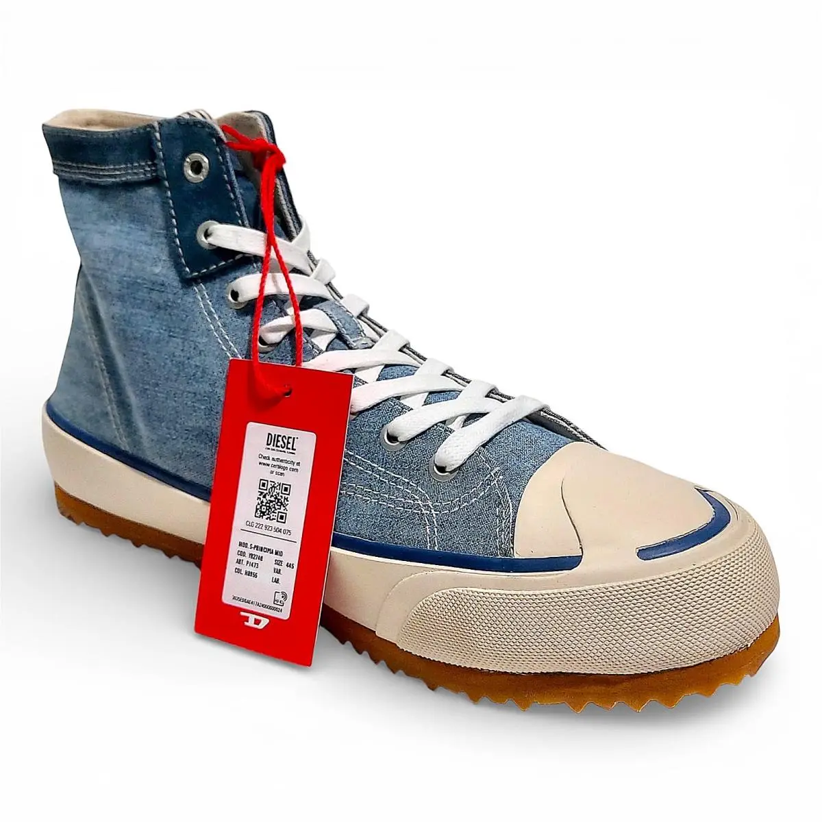 Diesel shoes - S-Principia Mid - Mid - Y02740 P1473 H8955 - Light Blue (UPC: 8051385242013) 6