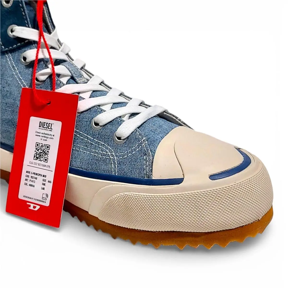 Diesel shoes - S-Principia Mid - Mid - Y02740 P1473 H8955 - Light Blue (UPC: 8051385242013) 5