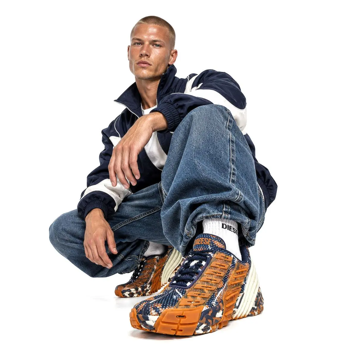 Diesel shoes - S-Prototype Low - Low - Y02876-P4802-H9306 - Blue / Brown / Cream / Multicolor 10